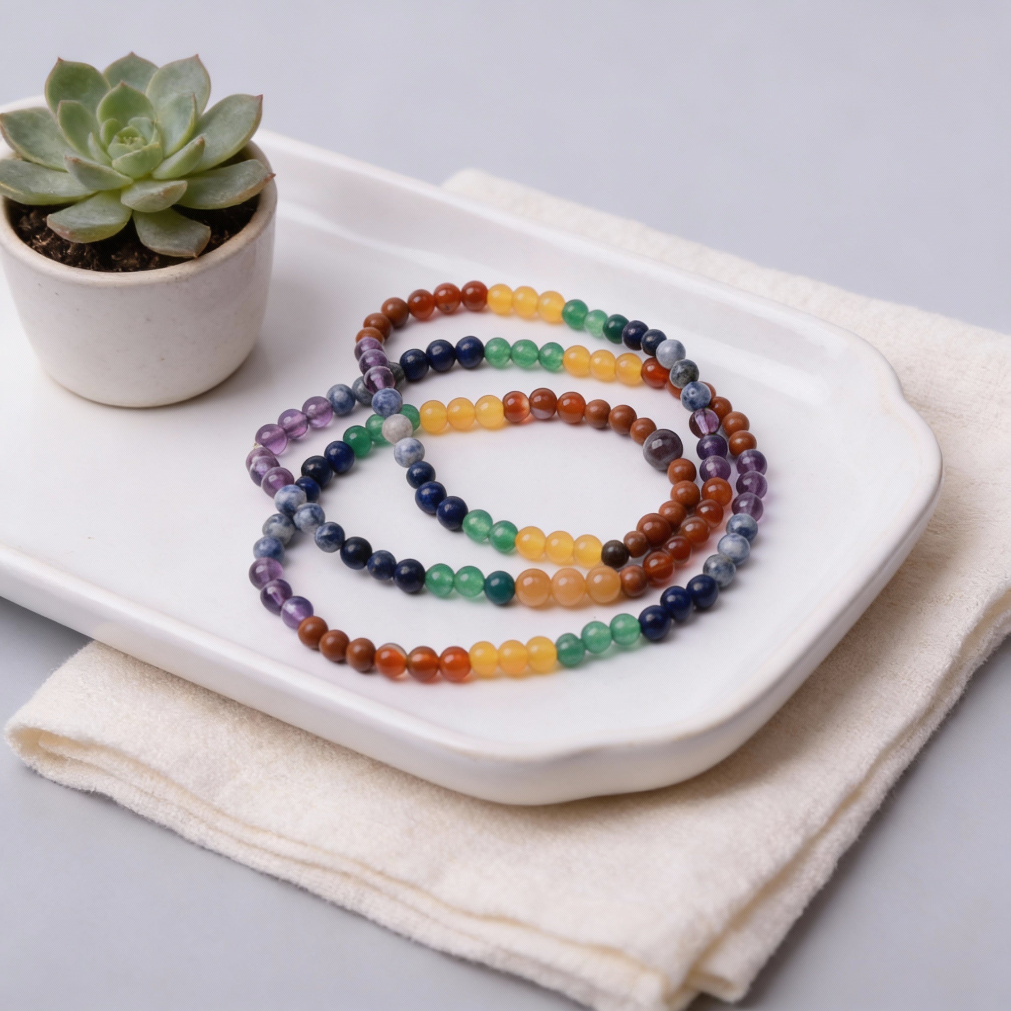 All Chakra Crystal Mala