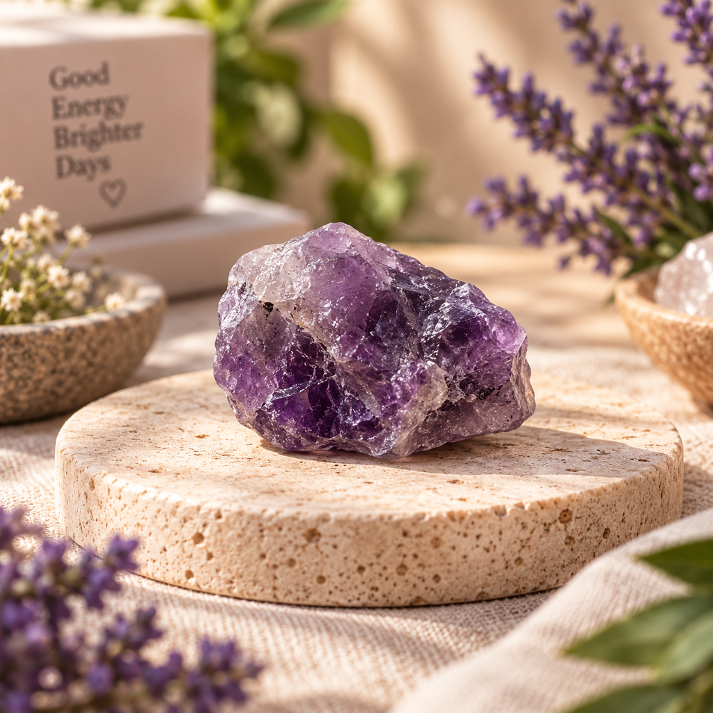 Amethyst Rough Stone – Peace & Intuition