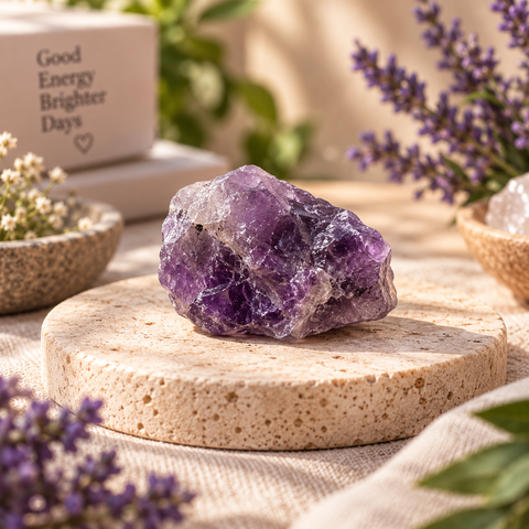 Amethyst Rough Stone – Peace & Intuition