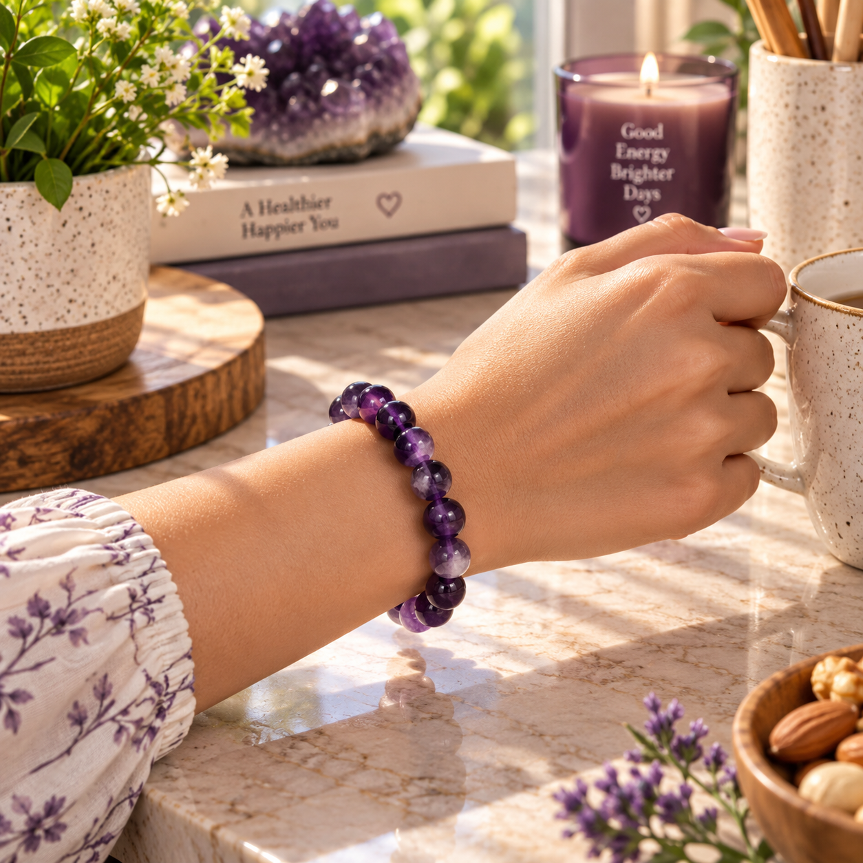 Amethyst Bracelet - Peace & Intuition