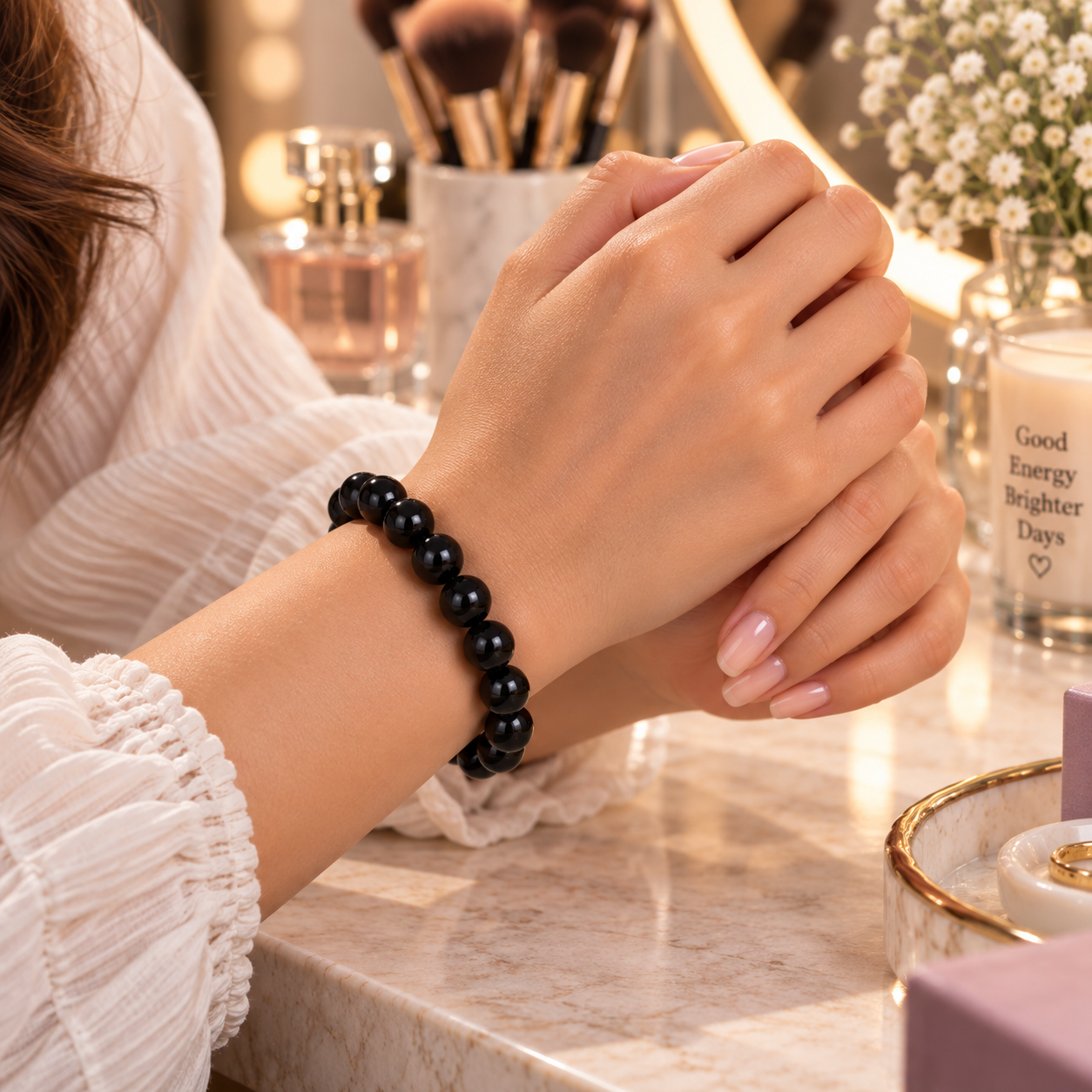 Black Onyx Bracelet – Resilience & Determination