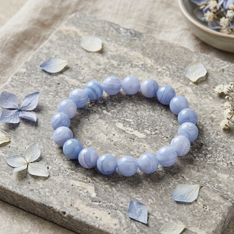 Mental Peace Bracelet - Blue Lace Agate