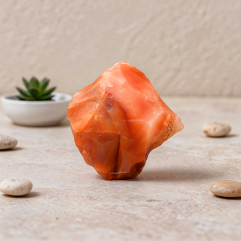 Carnelian Rough Stone - For Motivation & Confidence