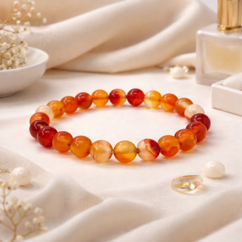 Motivation & Confidence Bracelet - Carnelian