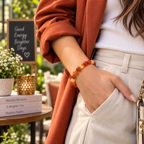 Carnelian Bracelet - Motivation & Creativity