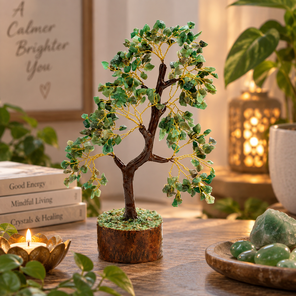 Green Aventurine Crystal Tree – Prosperity & Growth