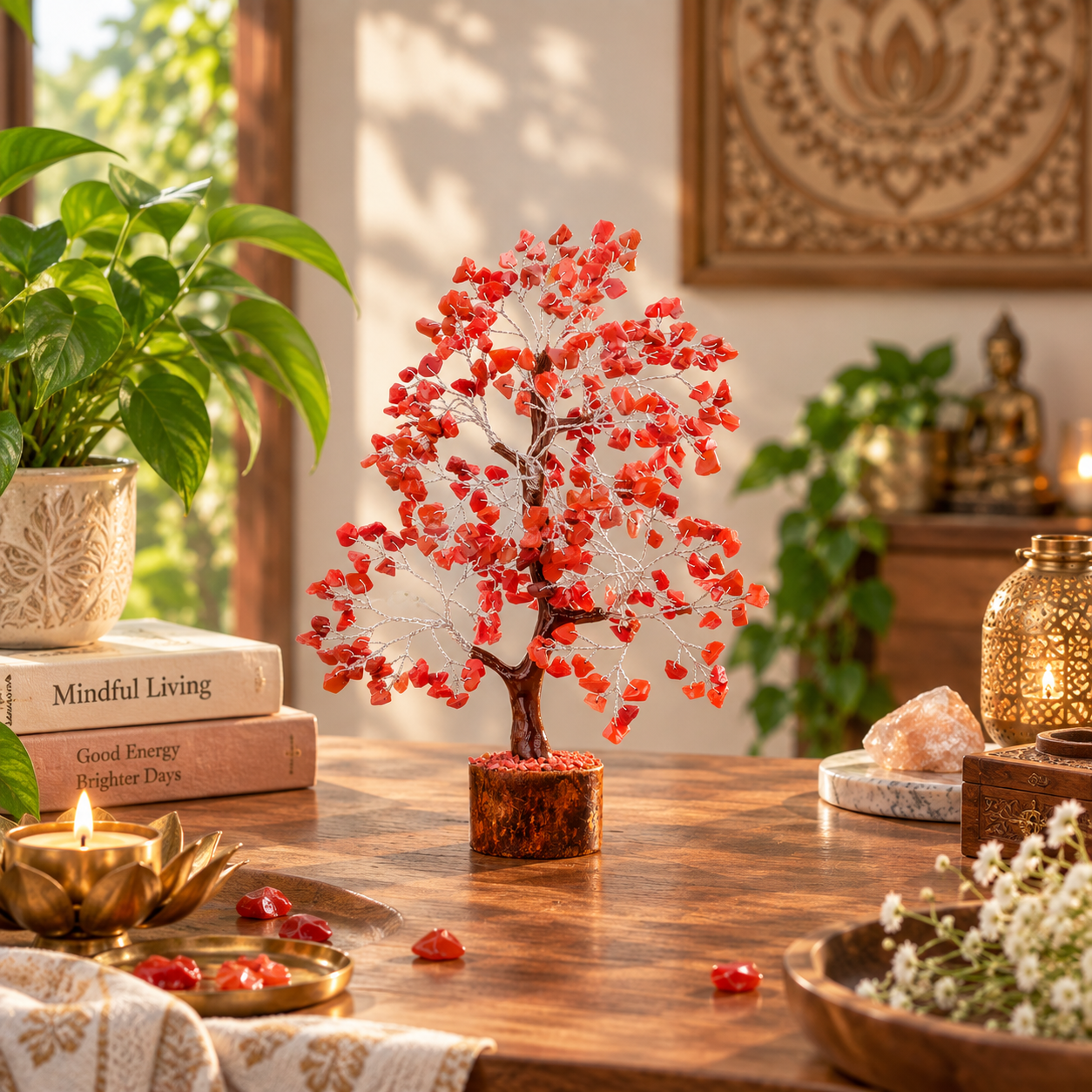 Red Jasper Crystal Tree – Strength & Empowerment