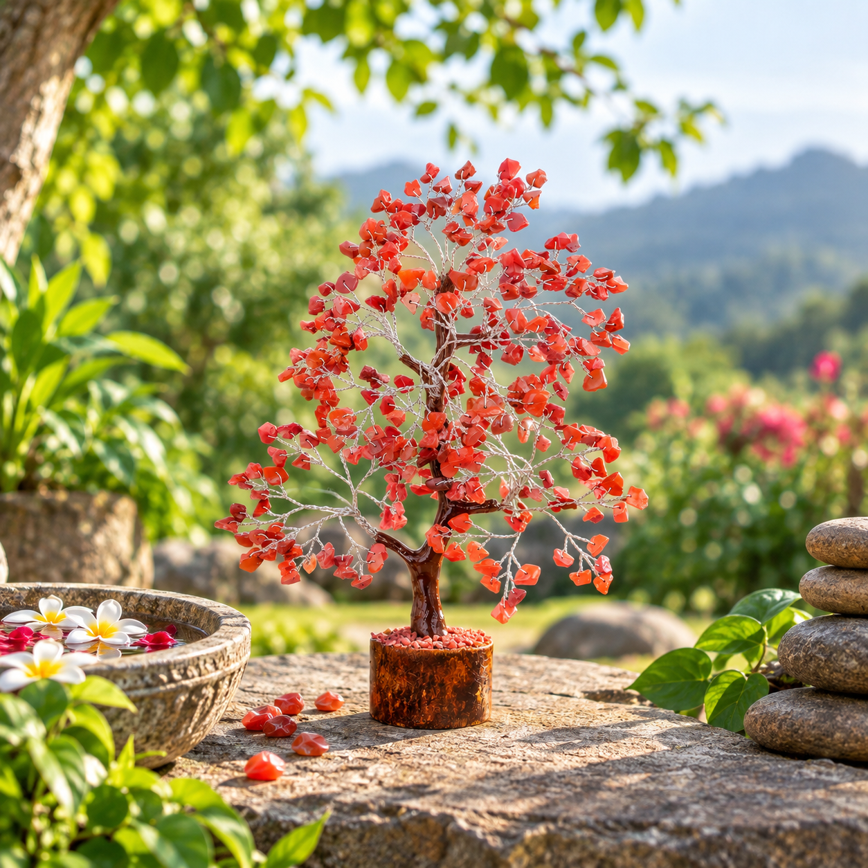 Red Jasper Crystal Tree – Strength & Empowerment