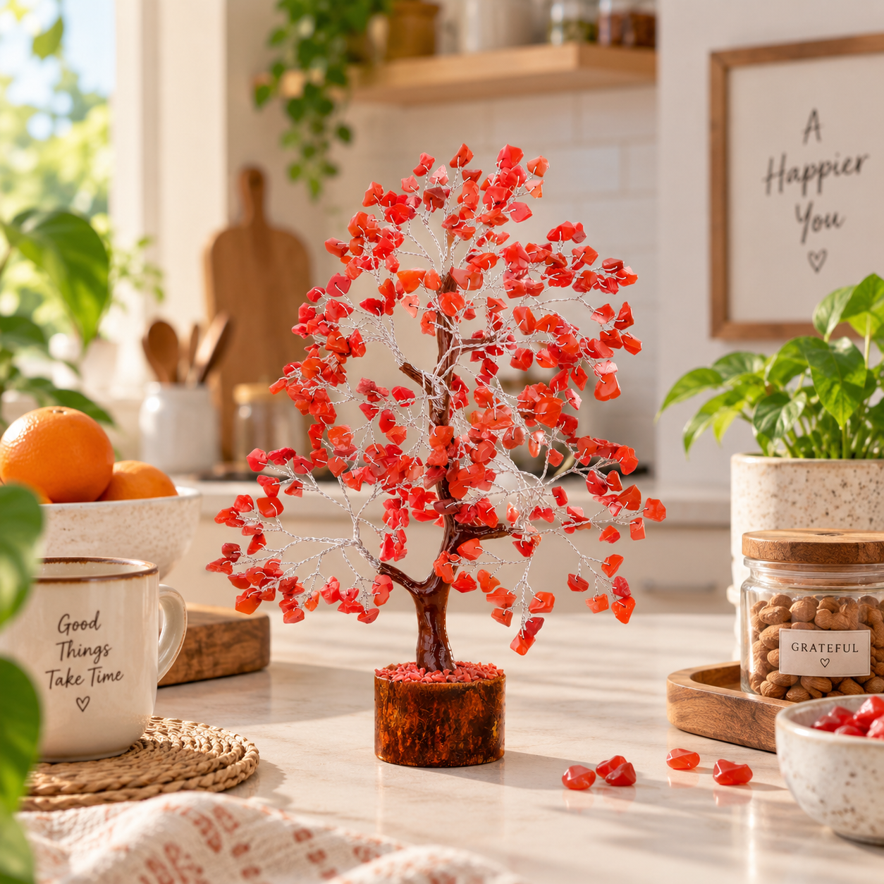 Red Jasper Crystal Tree – Strength & Empowerment