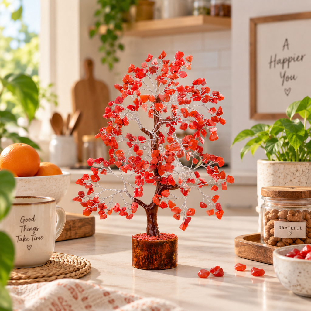 Red Jasper Crystal Tree – Strength & Empowerment