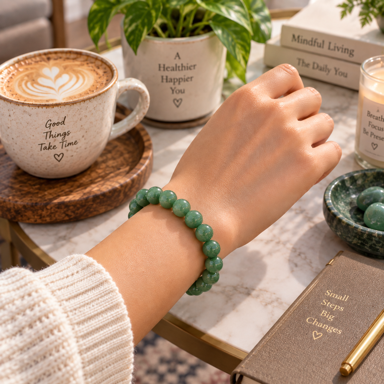 Green Aventurine Bracelet – Luck & Opportunity