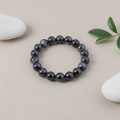 Grounding & Strength Bracelet - Hematite