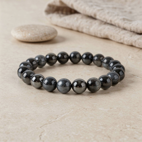 Grounding & Strength Bracelet - Hematite