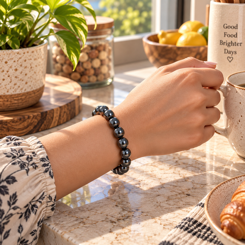 Hematite Bracelet - Stability & Concentration
