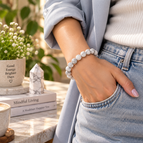 Howlite Bracelet - Patience & Relaxation
