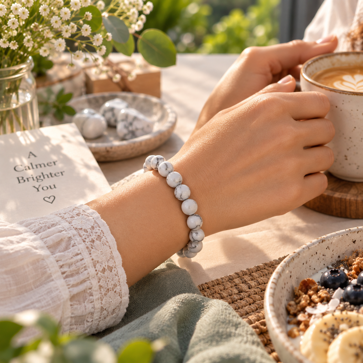 Howlite Bracelet - Patience & Relaxation