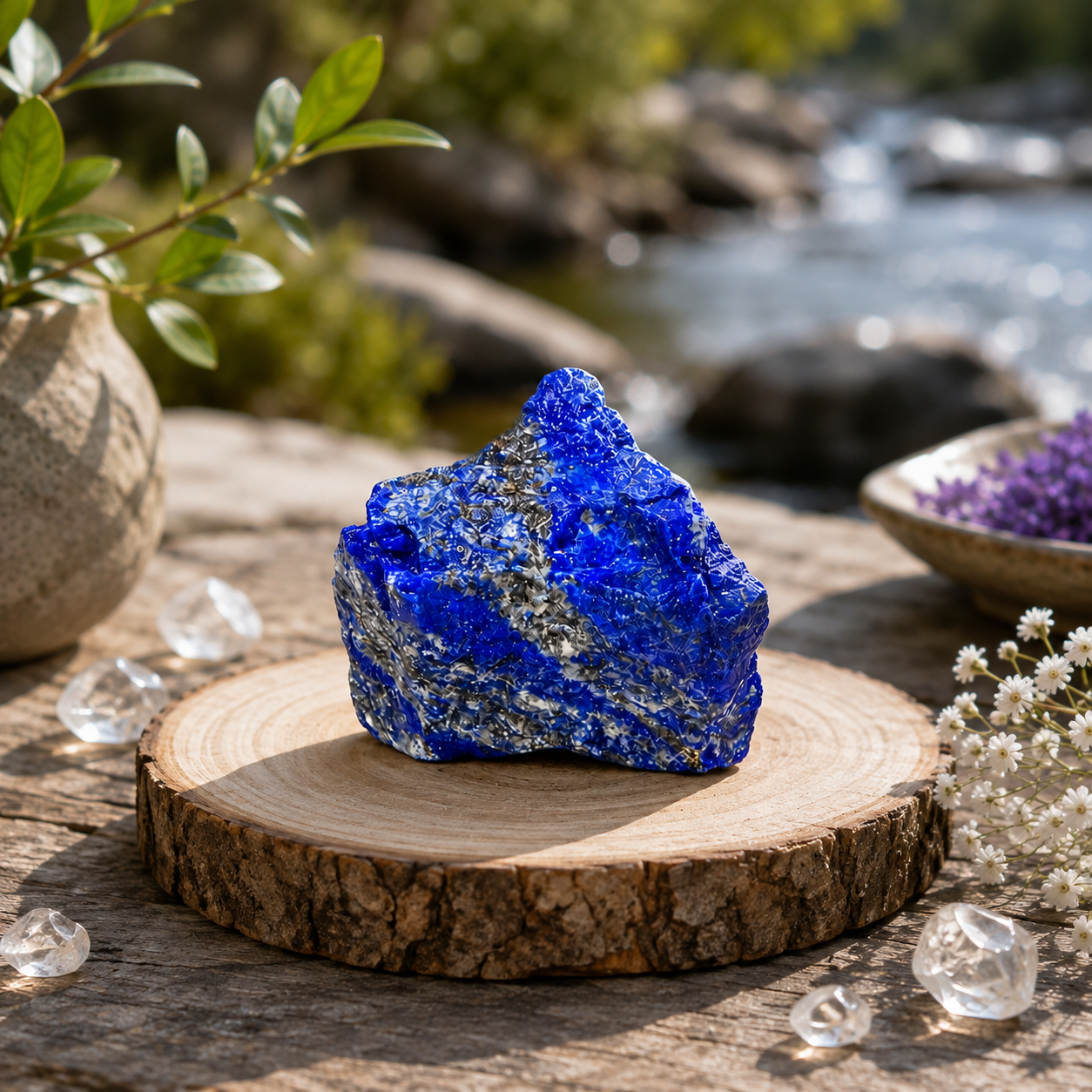 Lapis Lazuli Rough Stone – Wisdom & Expression