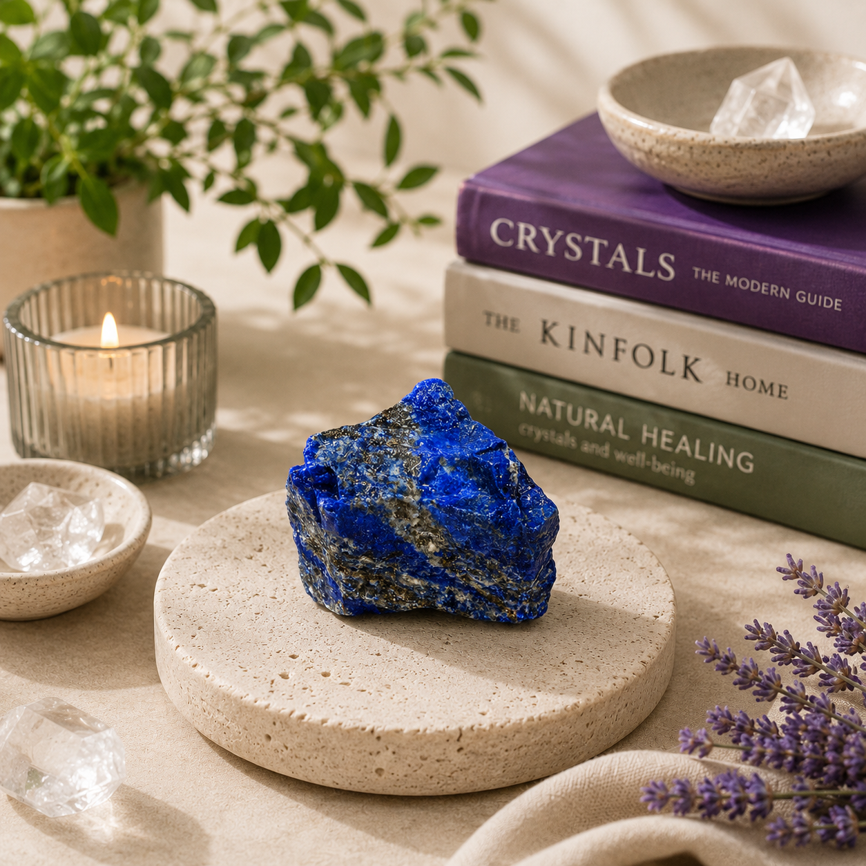 Lapis Lazuli Rough Stone – Wisdom & Expression