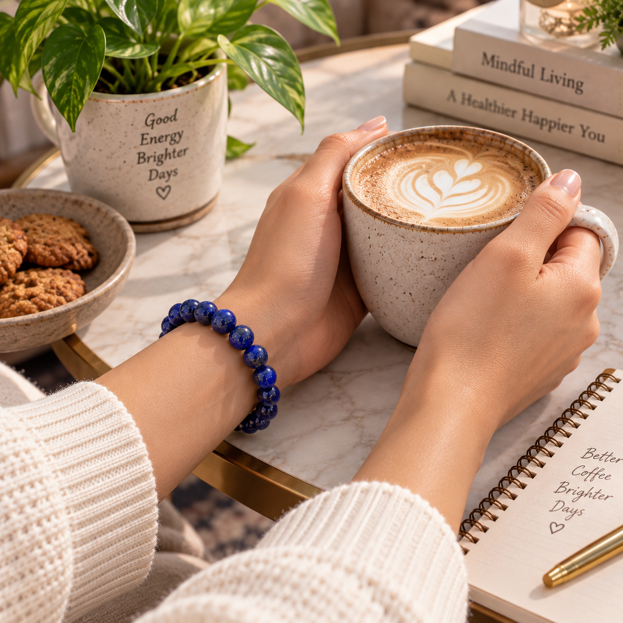 Lapis Lazuli Bracelet - Wisdom & Expression