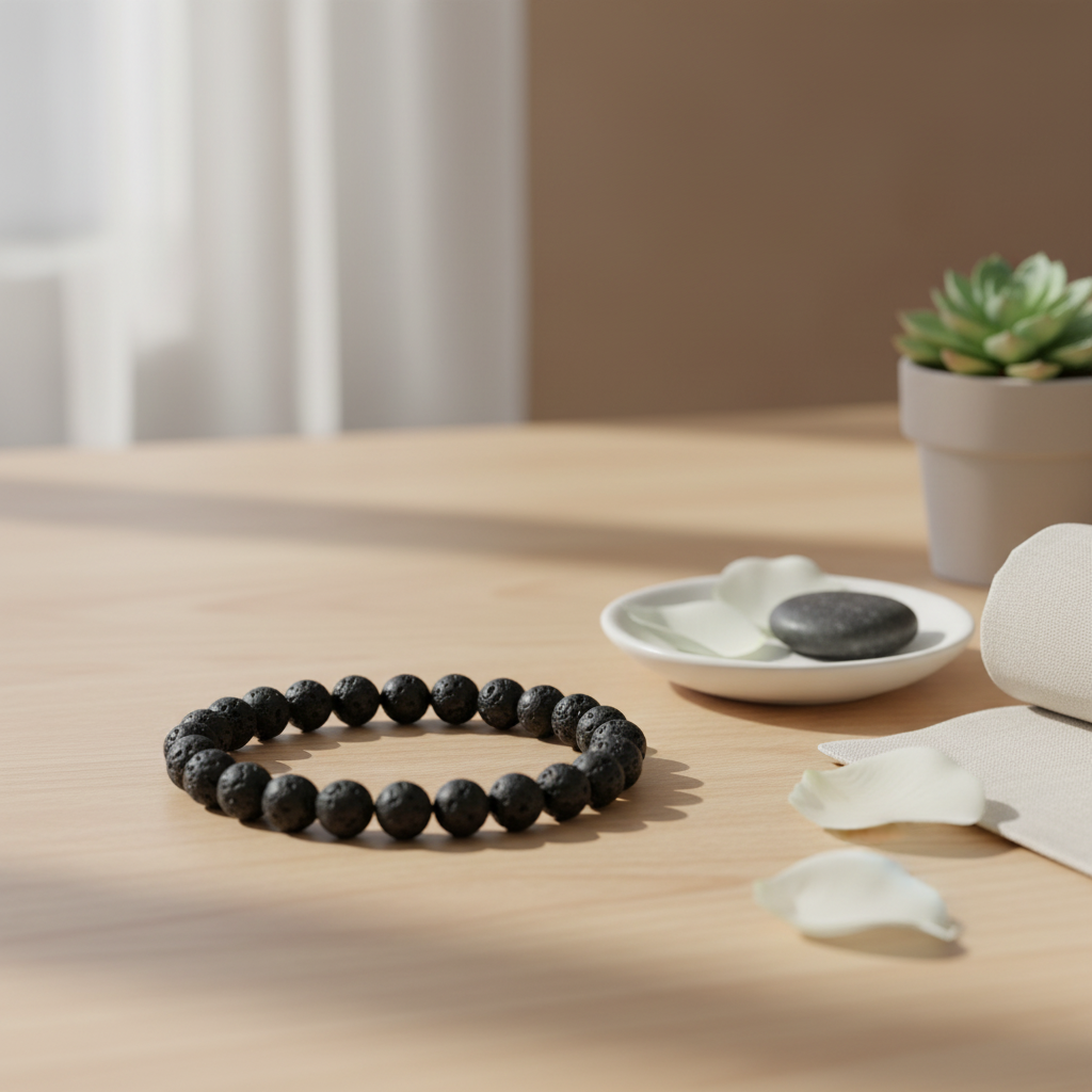 Cleansing & Transformation Bracelet - Lava Stone