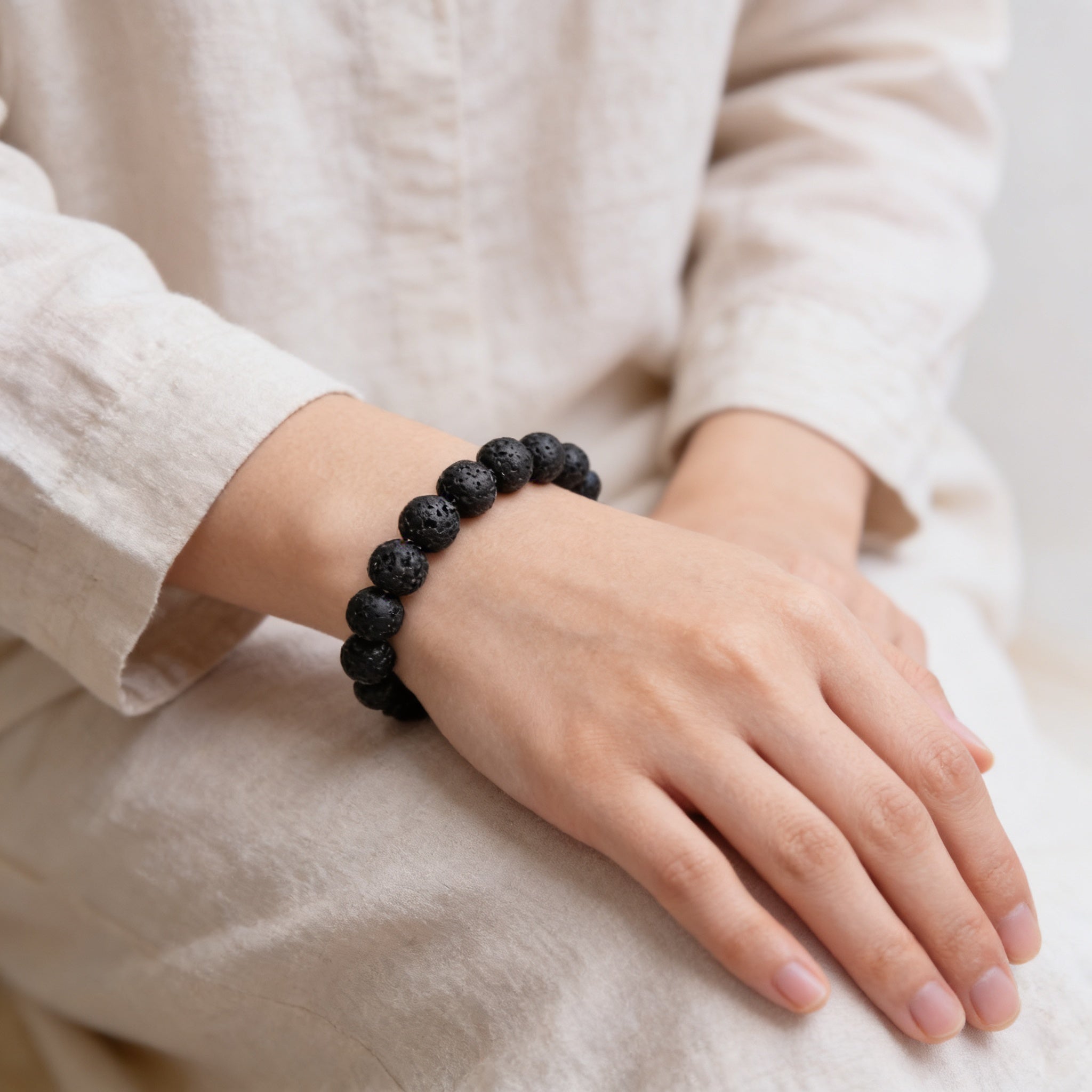 Cleansing & Transformation Bracelet - Lava Stone