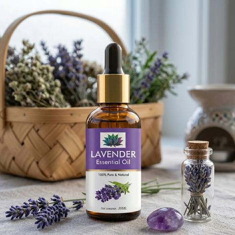 Essential Oil for Relaxation & Stress Relief - Lavender