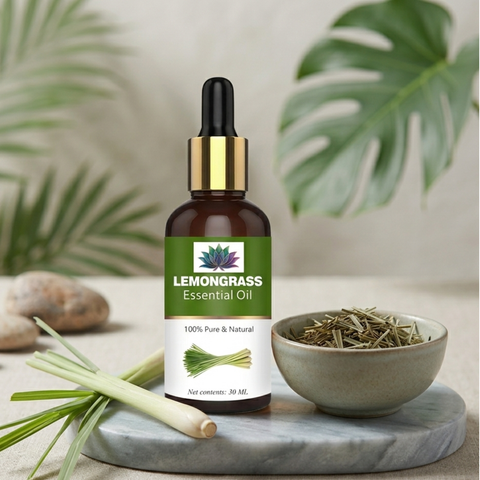 Essential Oil for Energy Cleansing & Mental Clarity - Lemongrass
