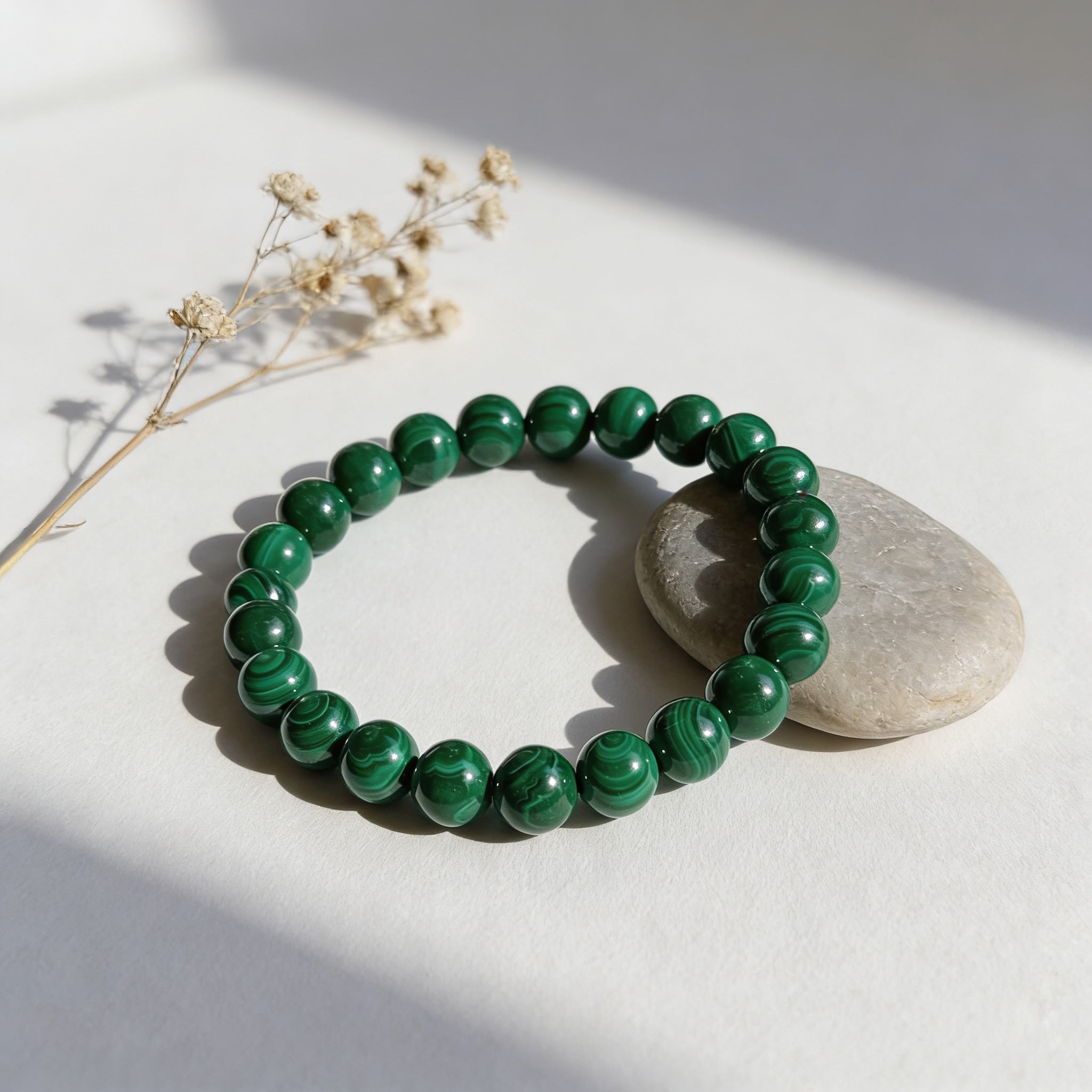 Deep Healing & Growth Bracelet - Malachite