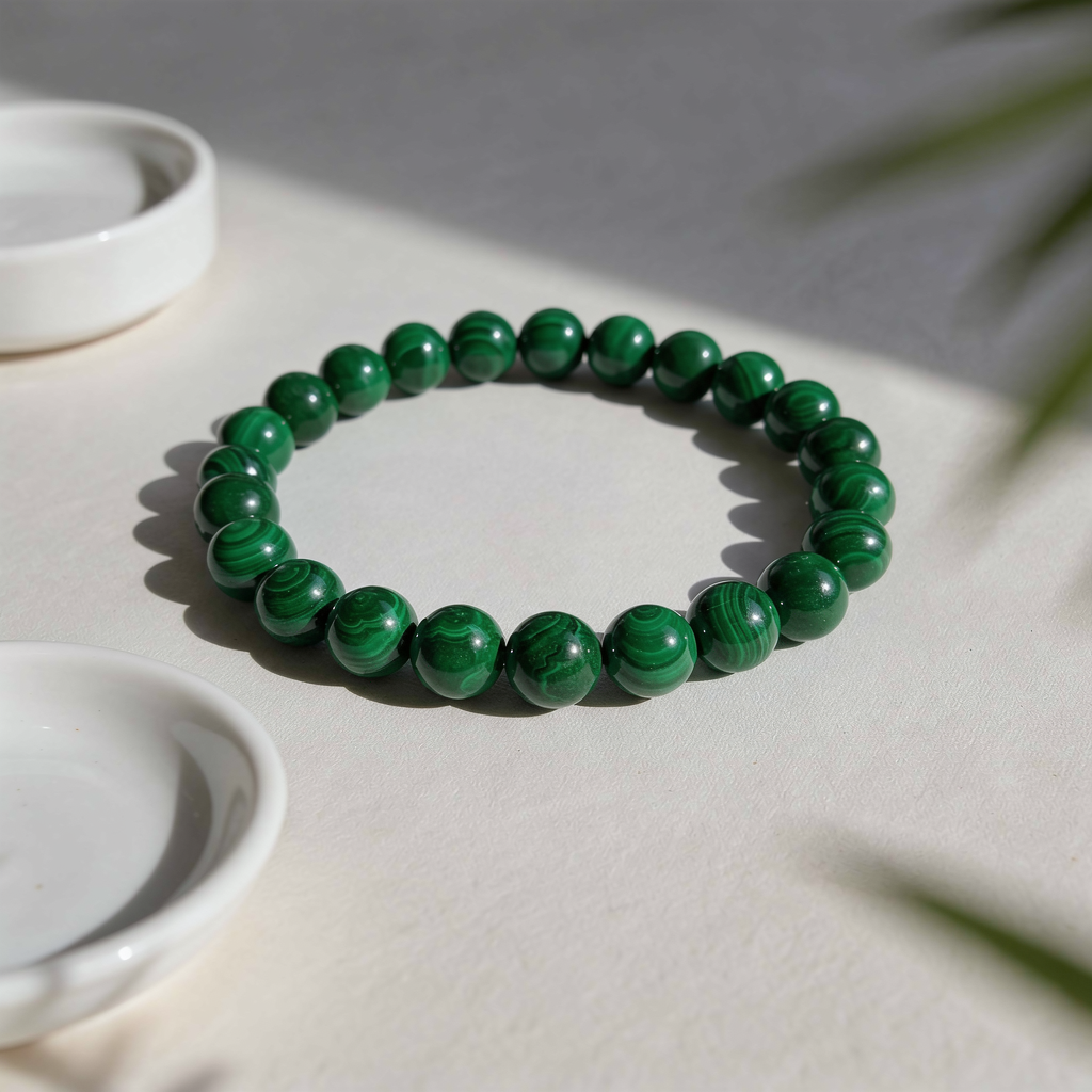 Deep Healing & Growth Bracelet - Malachite