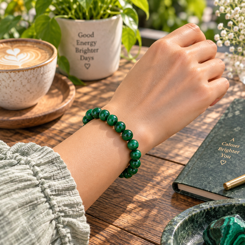 Malachite Bracelet - Transformation & Growth