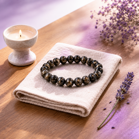 Money & Abundance Bracelet - Pyrite