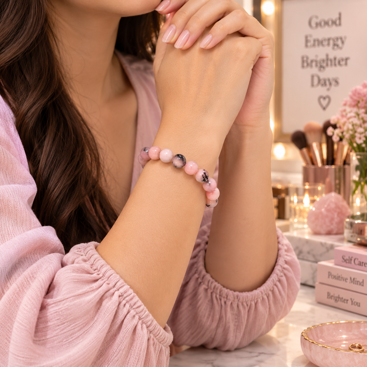 Pink Opal Bracelet - Compassion & Emotional Healing