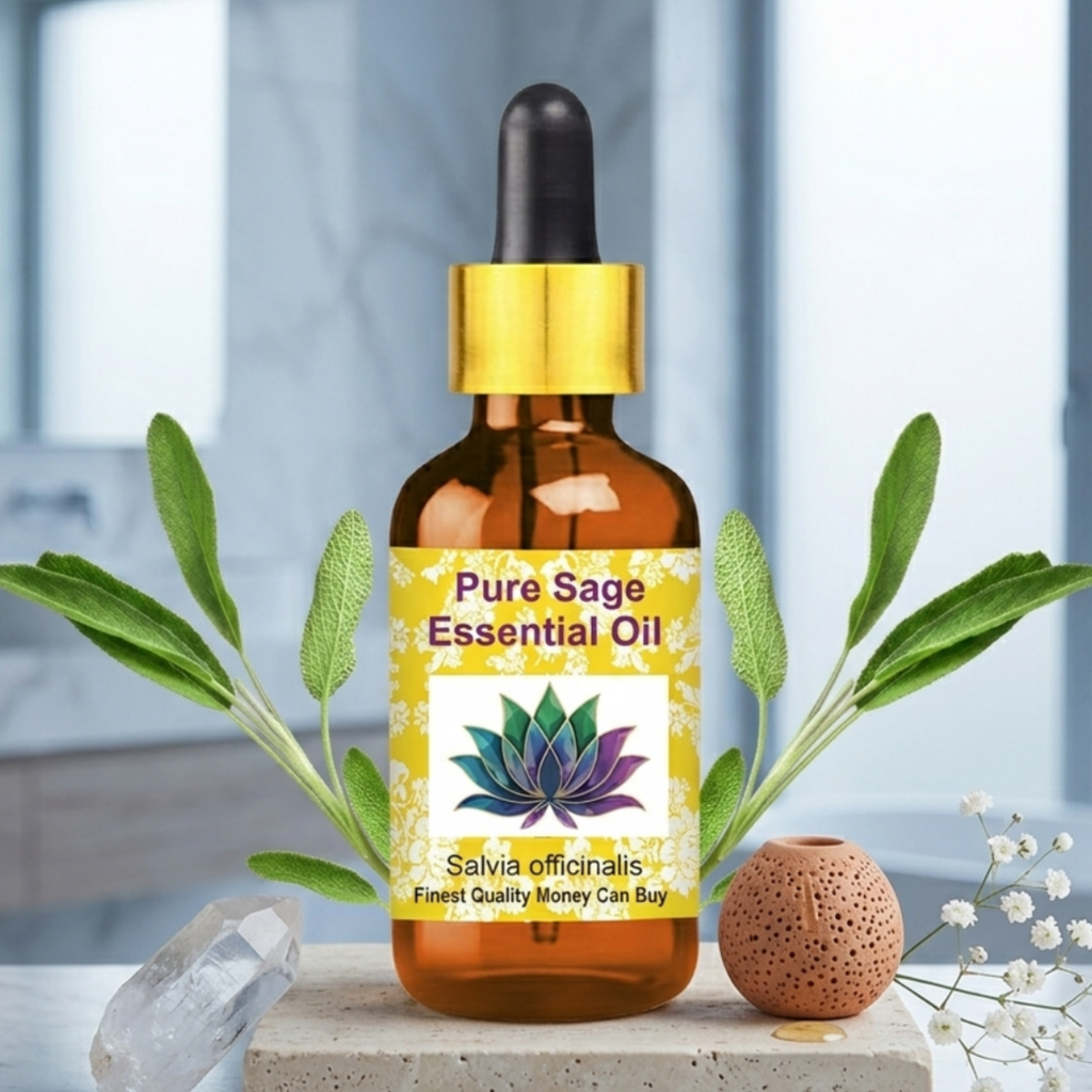 Essential Oil for Aura Purification & Spiritual Protection - Sage