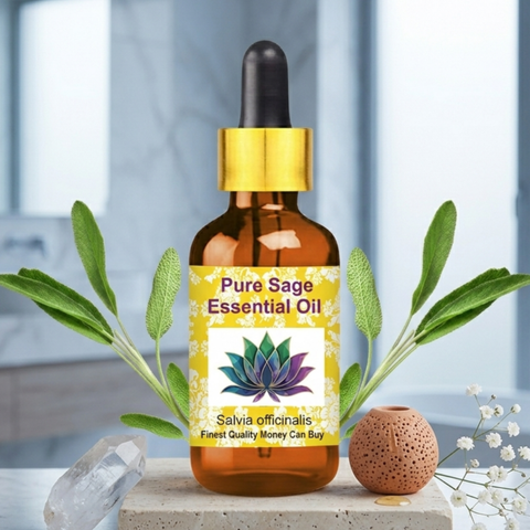 Essential Oil for Aura Purification & Spiritual Protection - Sage