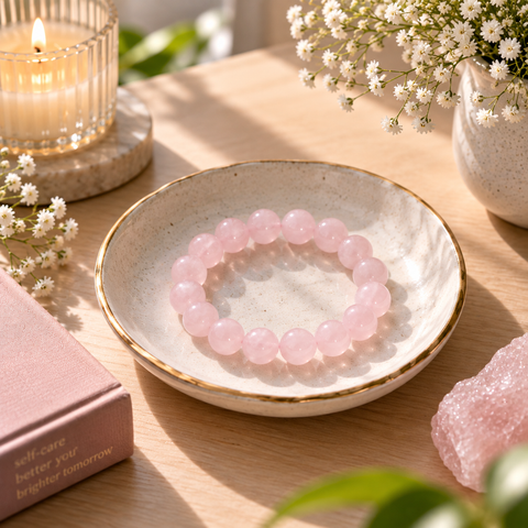Rose Quartz Bracelet – Love & Harmony