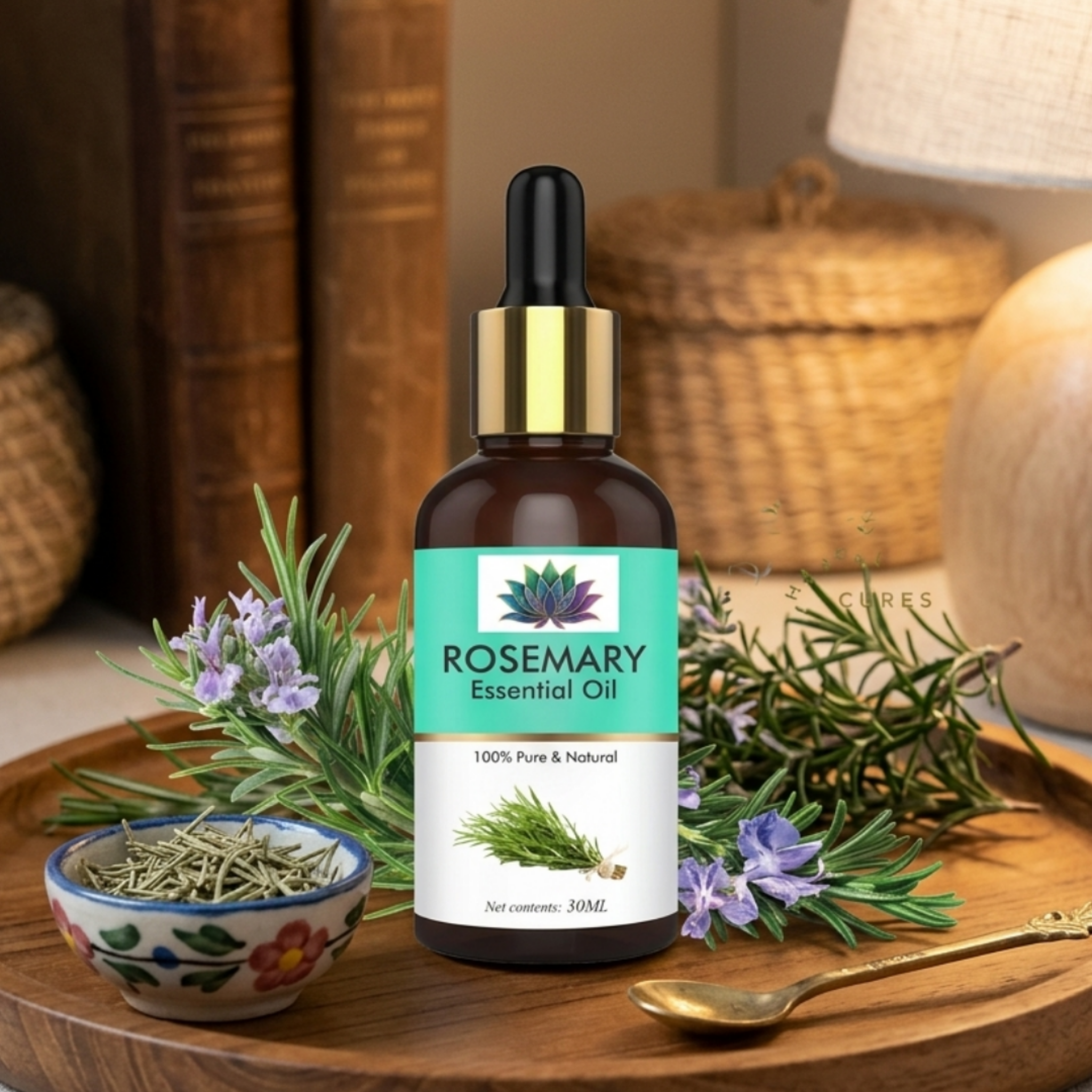 Essential Oil for Focus & Concentration - Rosemary