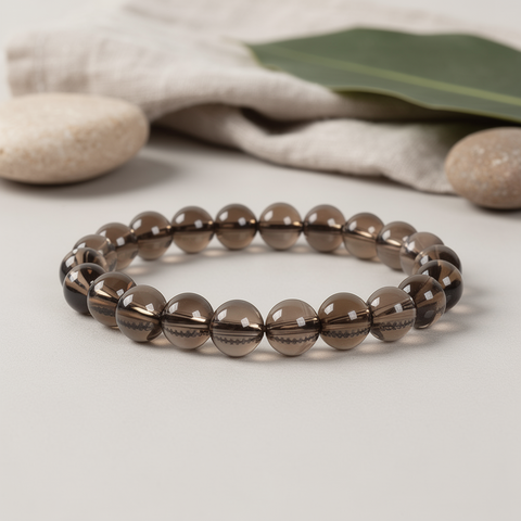 Natural Cleansing Bracelet - Smoky Quartz