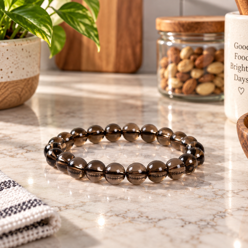 Smoky Quartz Bracelet - Grounding & Protection