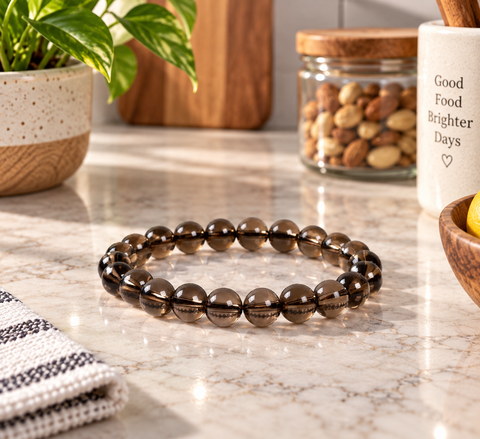 Smoky Quartz Bracelet - Grounding & Protection