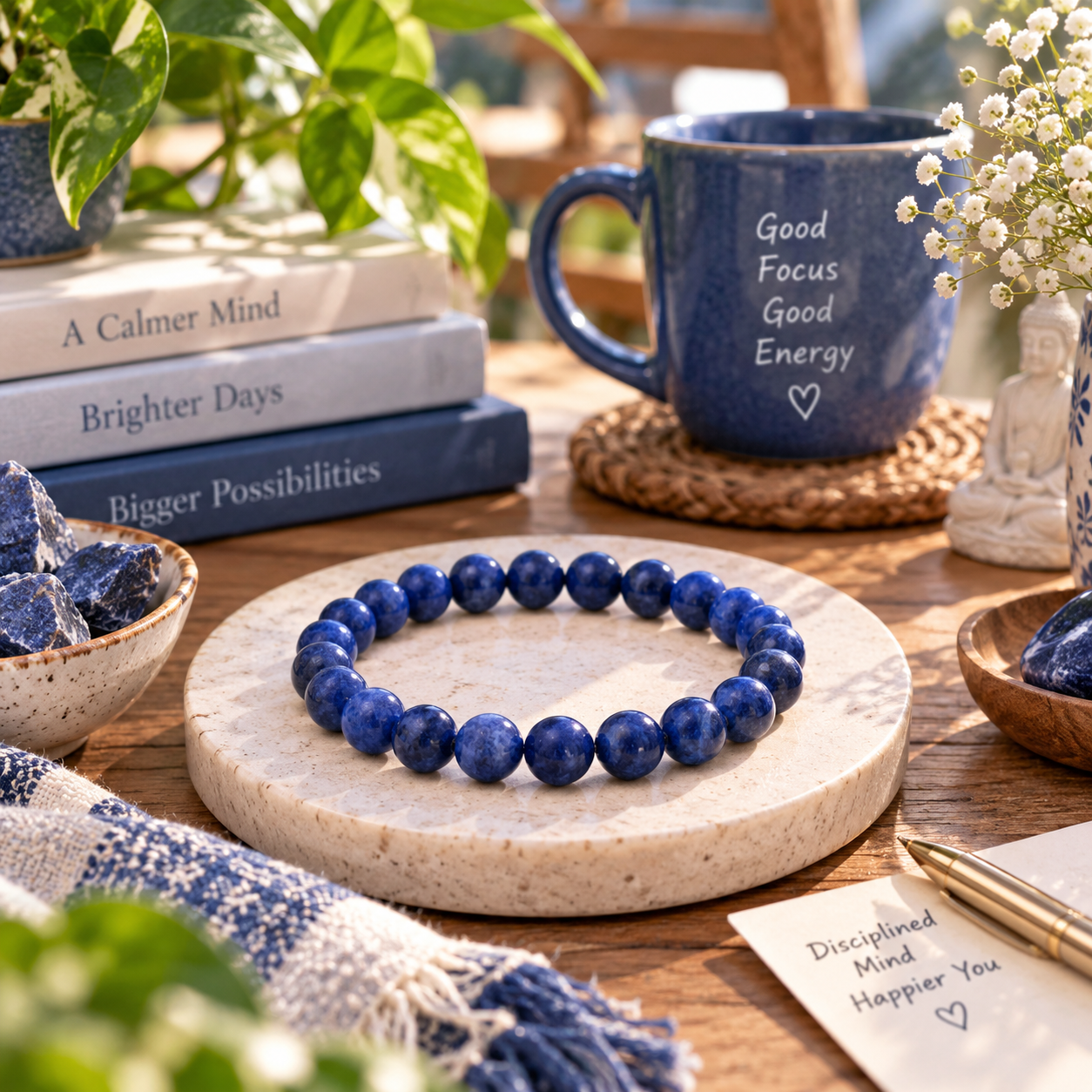 Sodalite Bracelet - Logic & Self-expression