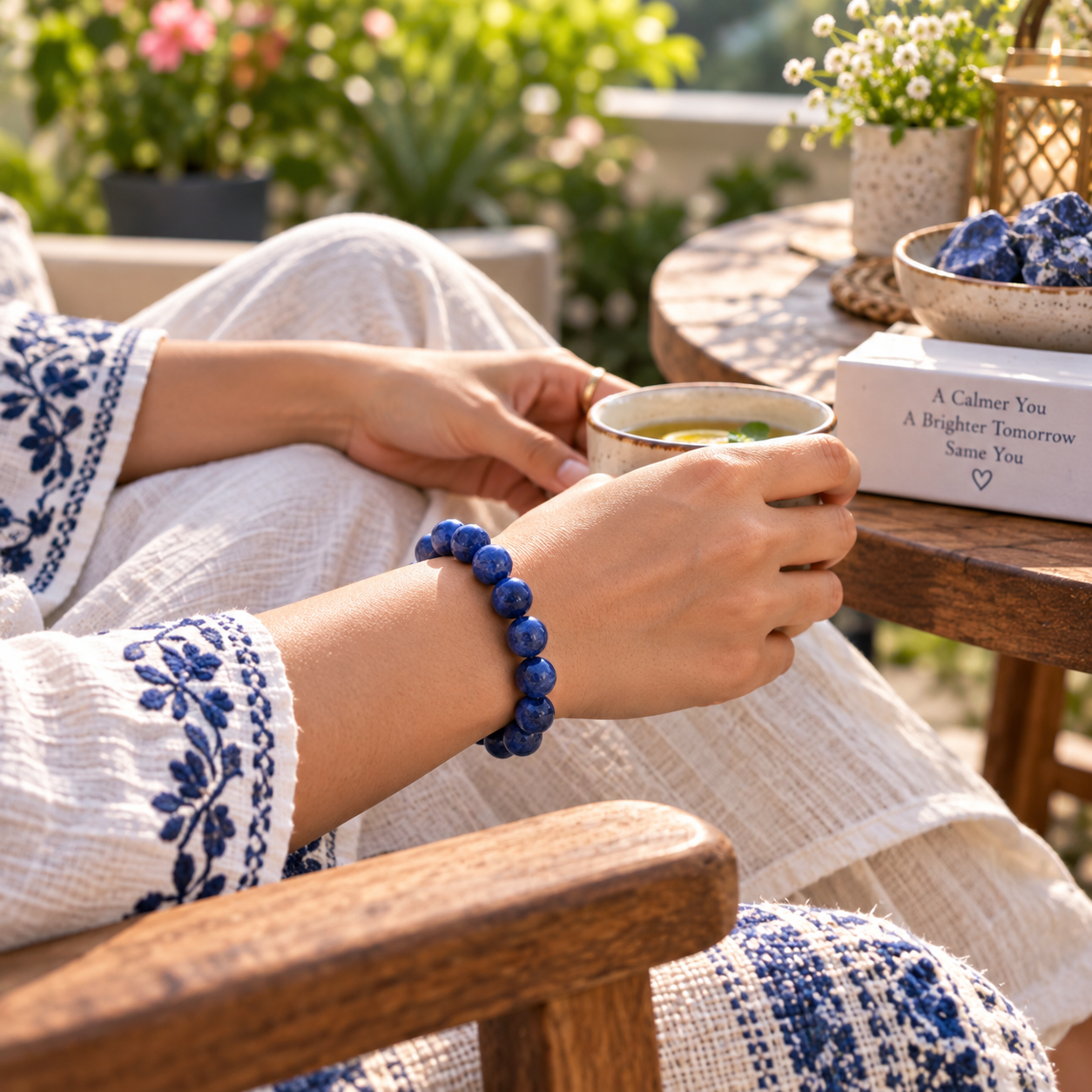 Sodalite Bracelet - Logic & Self-expression