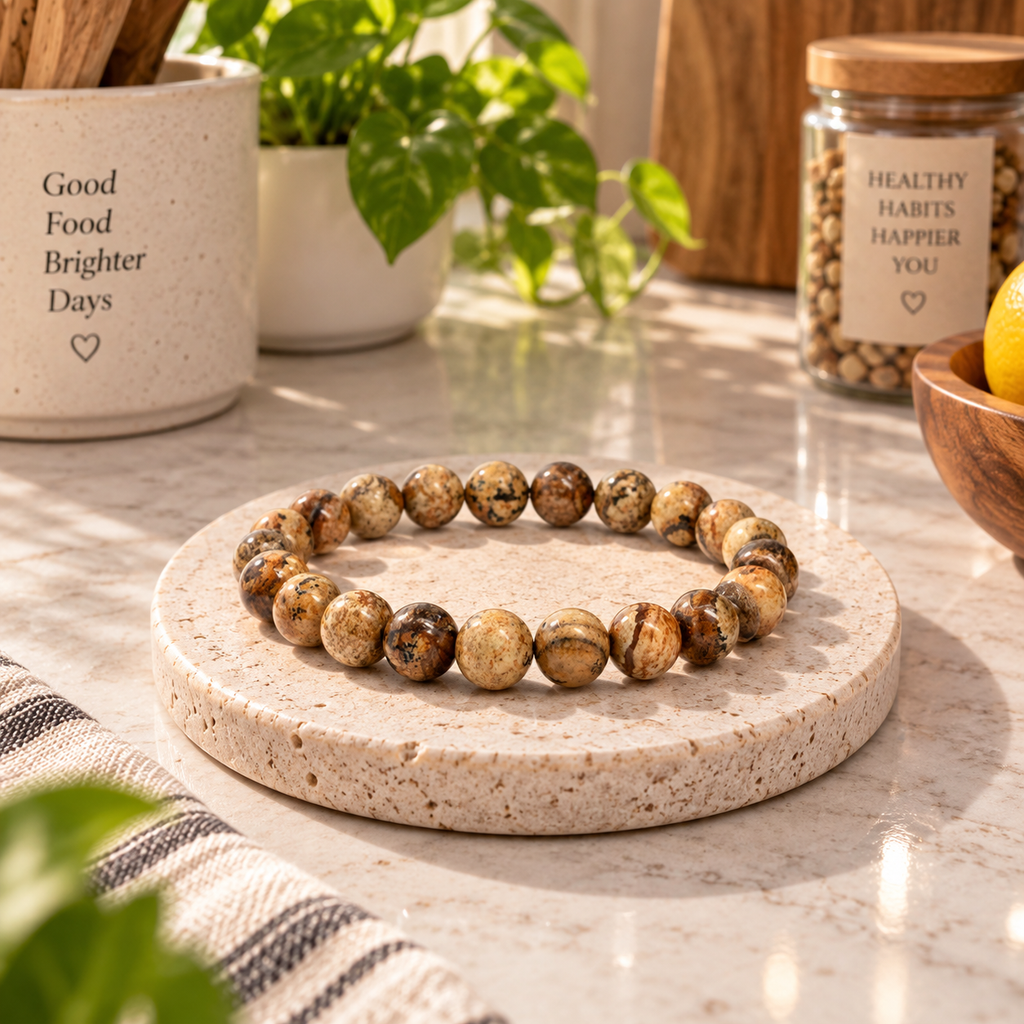 Wood Jasper Bracelet - Nurturing & Stability