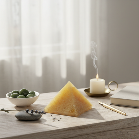 Crystal Pyramid for Manifestation