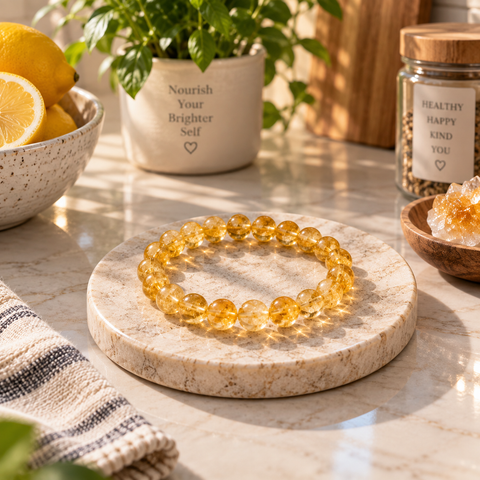 Yellow Citrine Bracelet - Wealth & Prosperity
